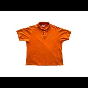 Classic Lacoste Men’s Polo Large Orange